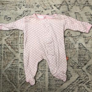SMART CLOSE MAGNIFICENT BABY Pink Footie Pajamas!